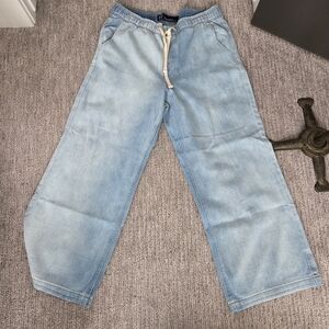 NEW GAP Denim Light Blue Wide Leg Pants